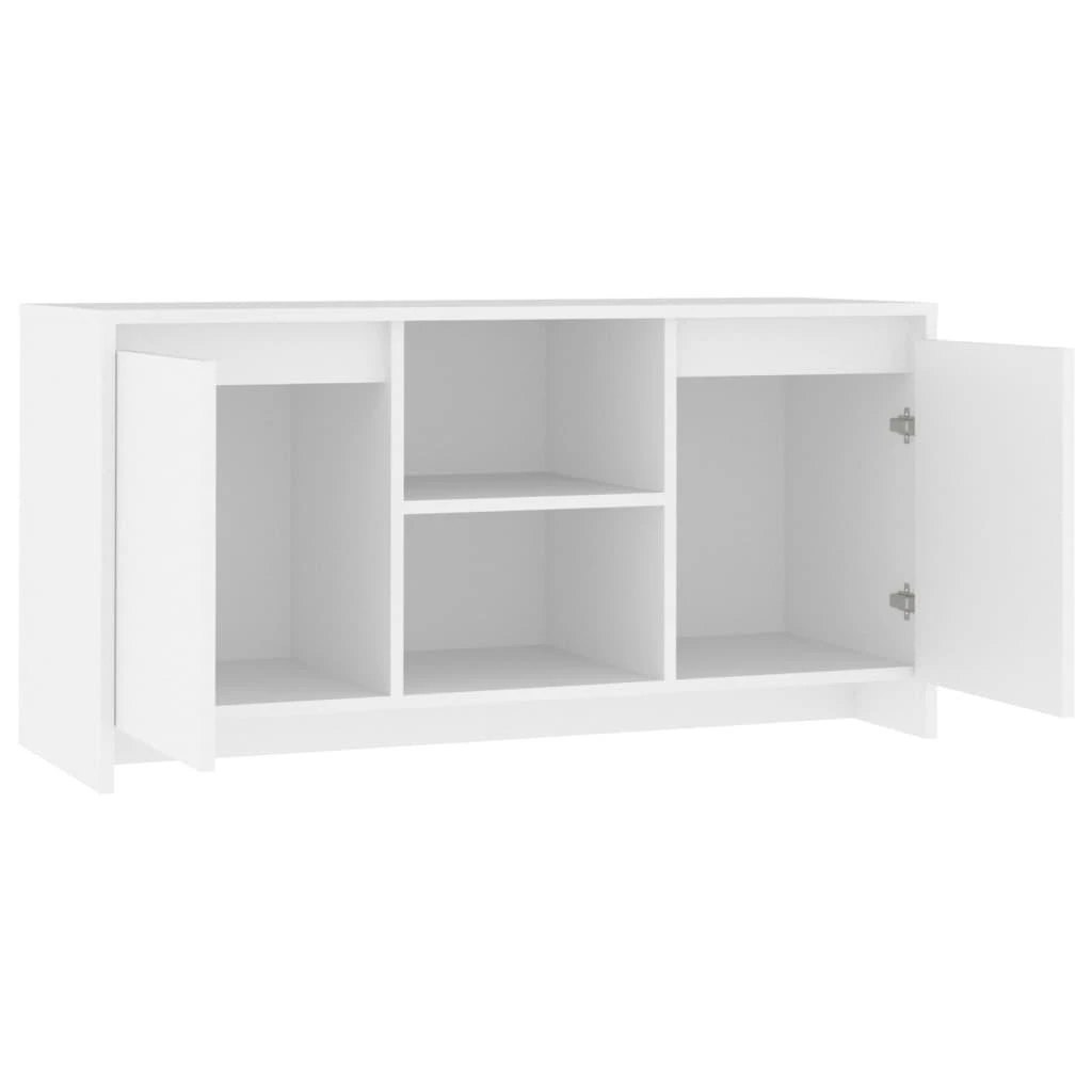 TV staliukas Televizoriaus spintelė, balta, 102x37,5x52,5cm, mediena