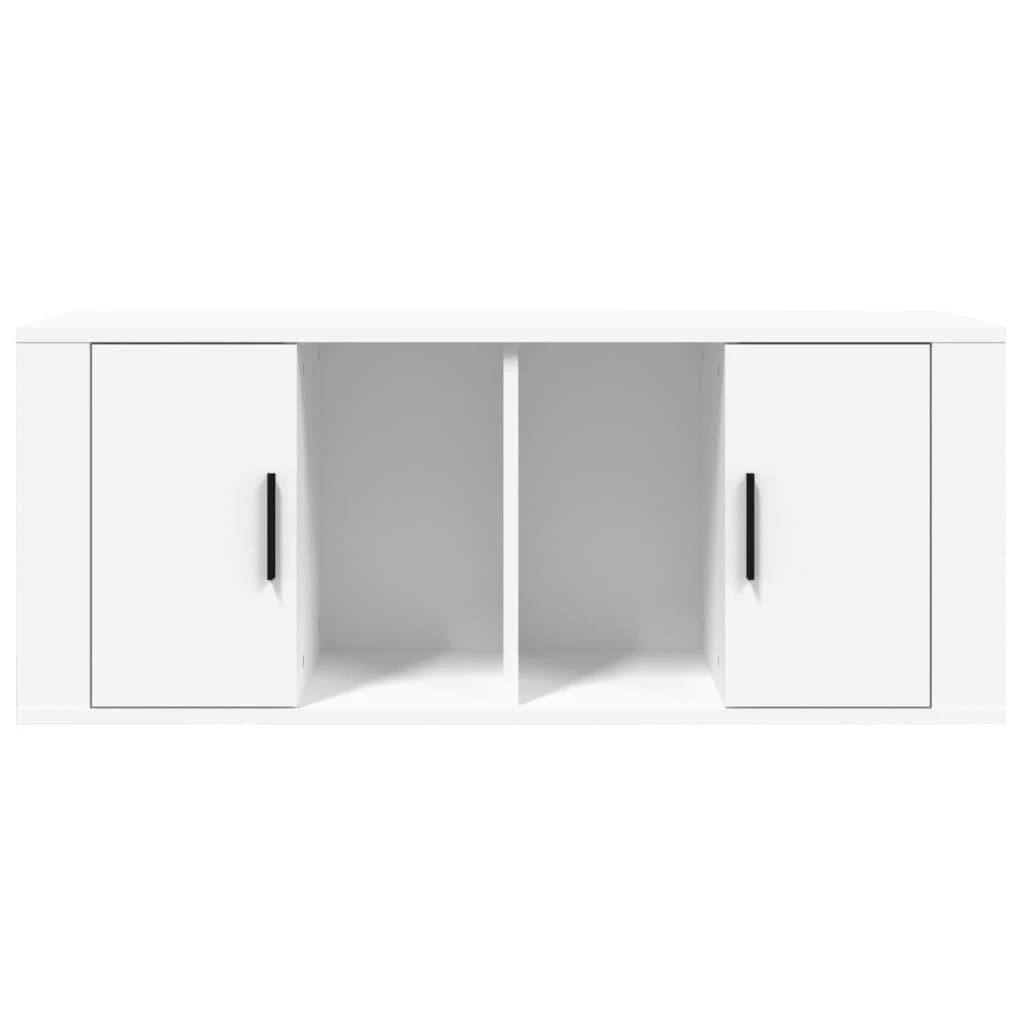 TV staliukas Televizoriaus spintelė, baltos spalvos, 100x35x40cm, mediena