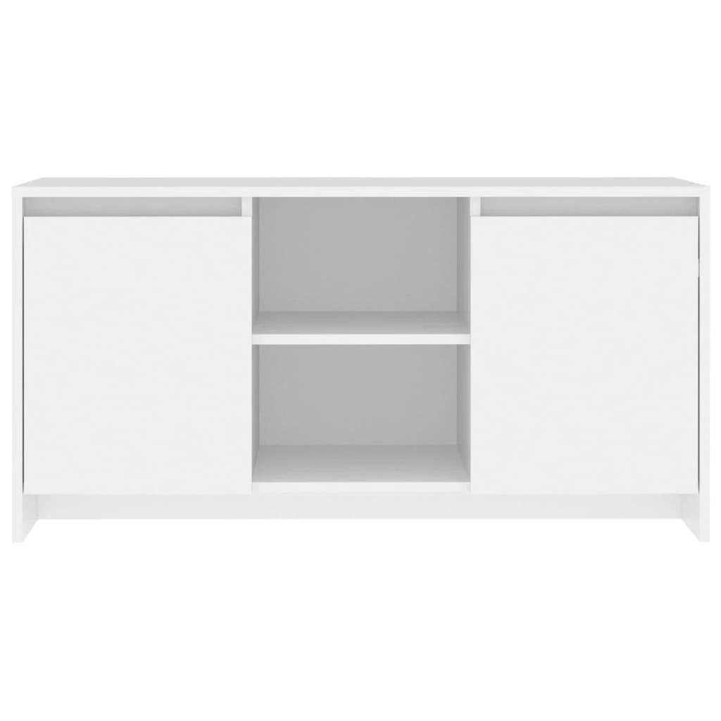 TV staliukas Televizoriaus spintelė, balta, 102x37,5x52,5cm, mediena