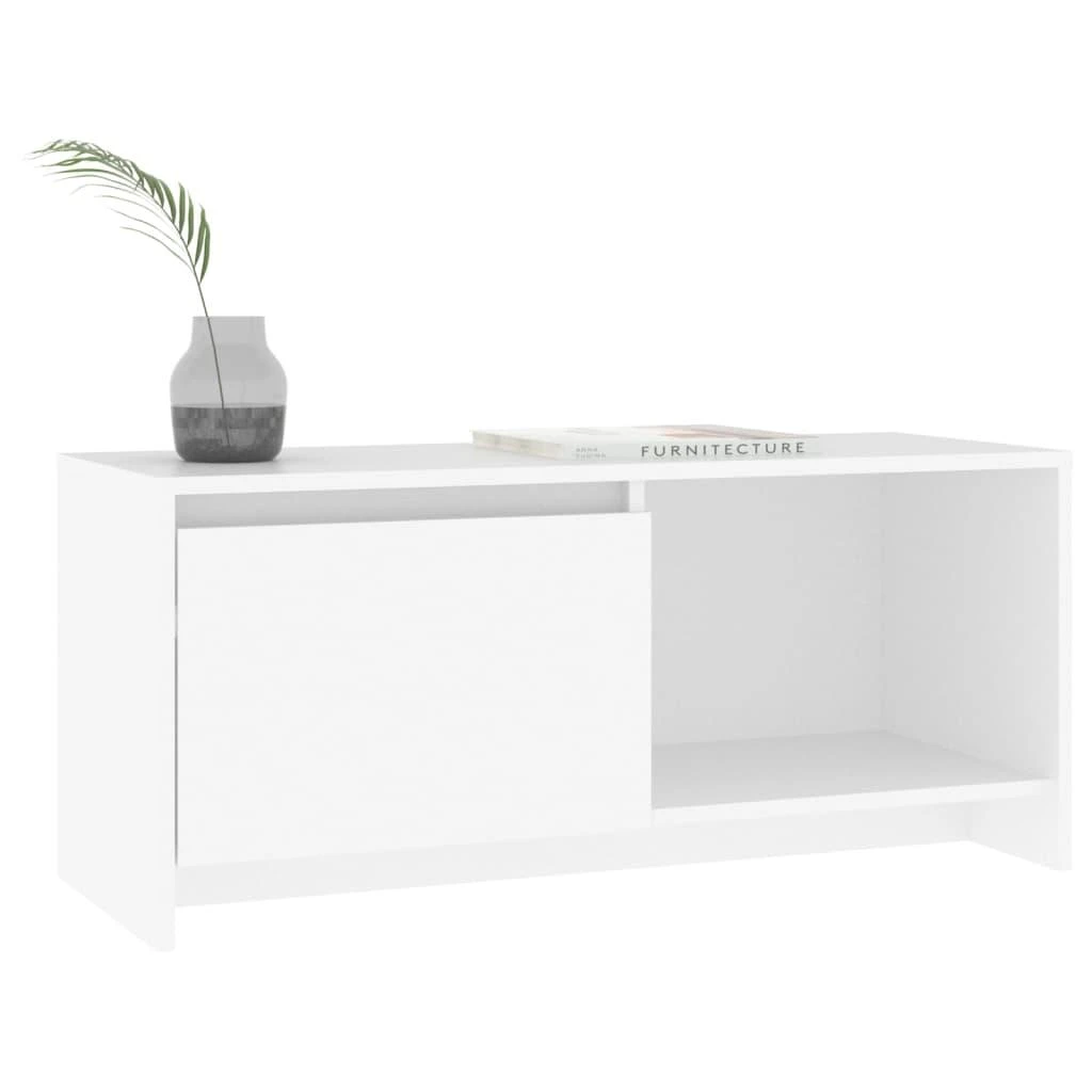 TV staliukas Televizoriaus spintelė, baltos spalvos, 90x35x40cm, MDP