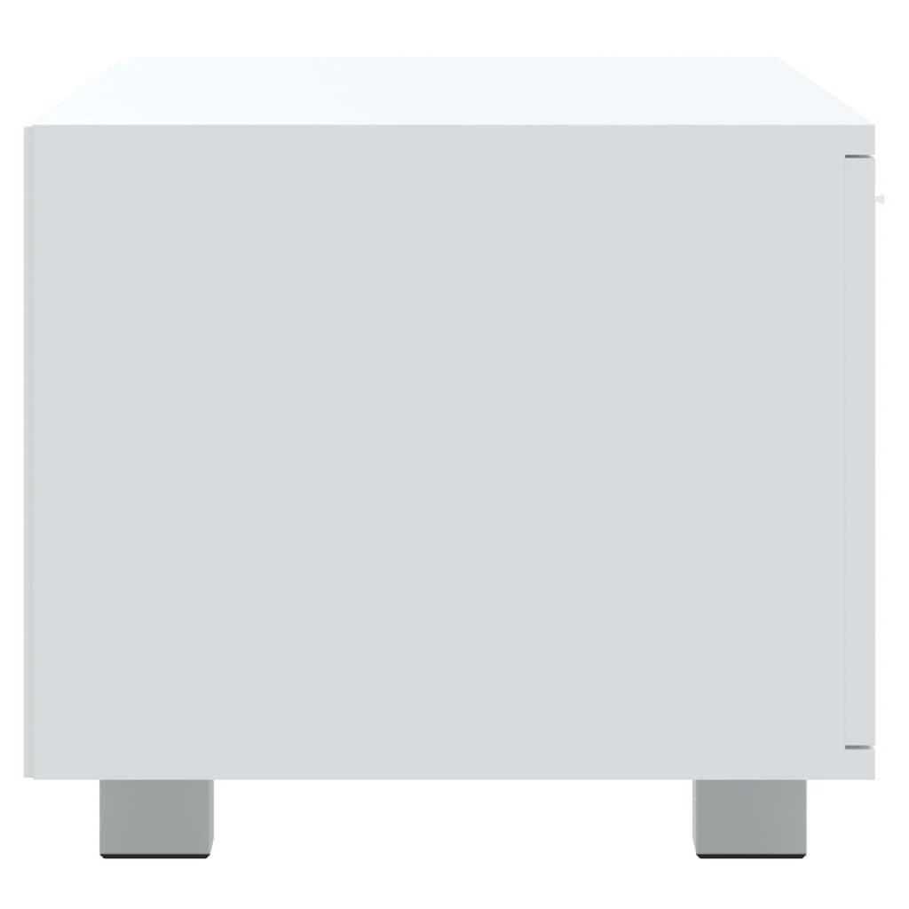 TV staliukas Televizoriaus spintelė, baltos spalvos, 120x40,5x35cm, mediena