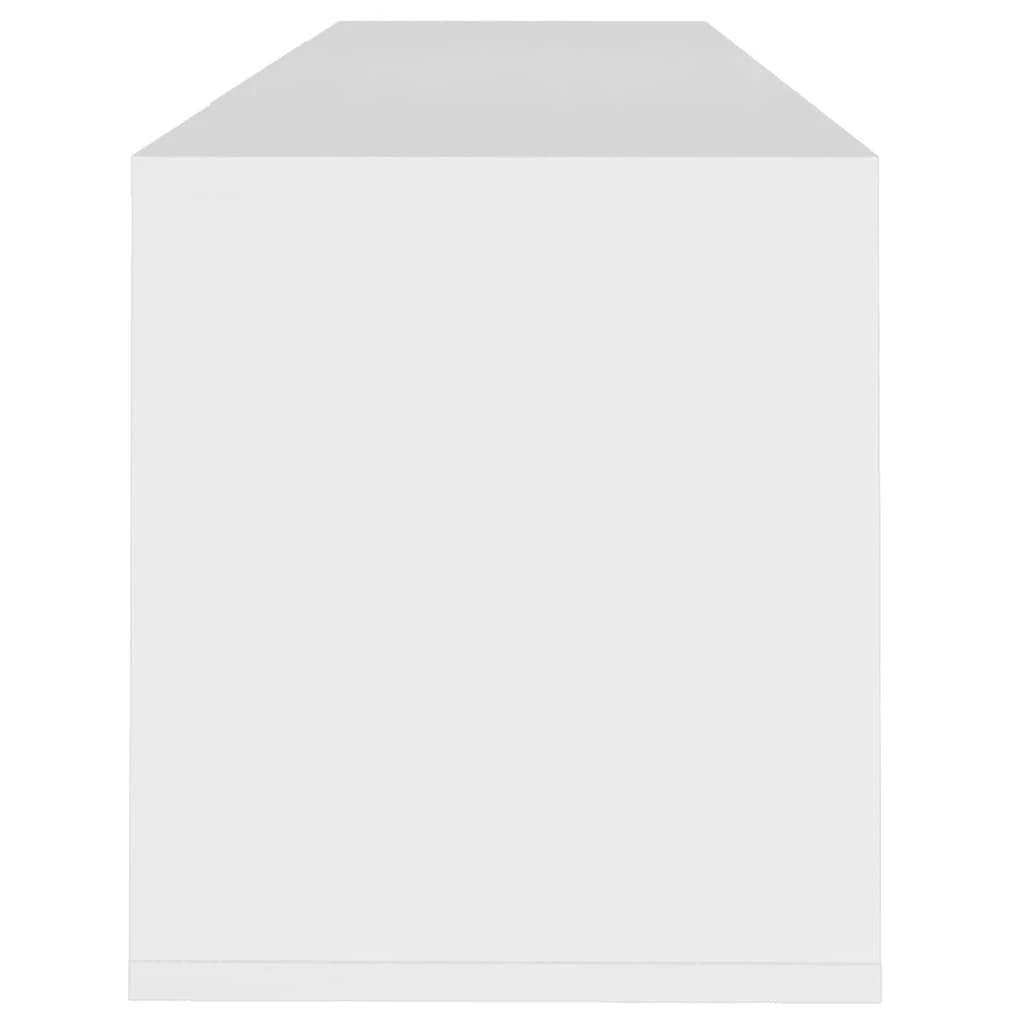 TV staliukas Televizoriaus spintelė, balta, 120x30x40,5 cm, apdirbta mediena