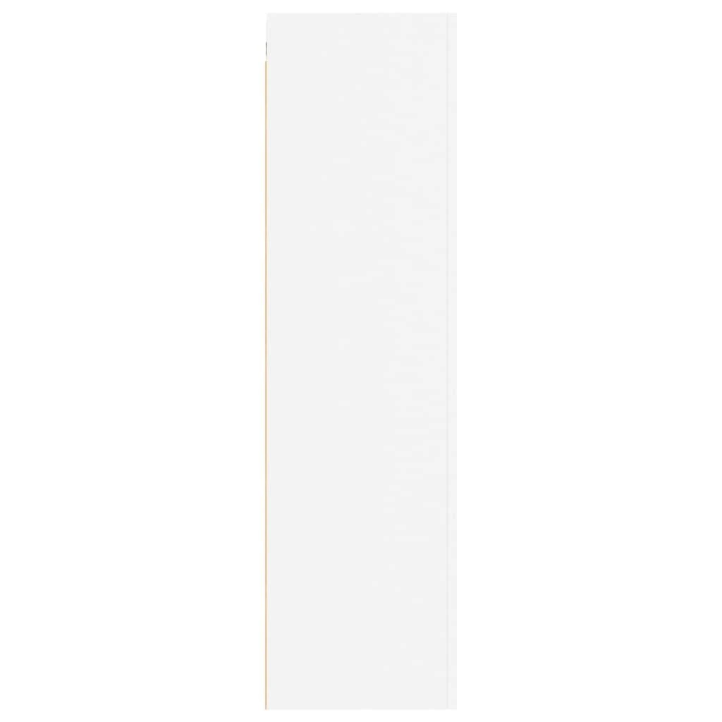 TV staliukas Televizoriaus spintelė, balta, 30,5x30x110cm, apdirbta mediena