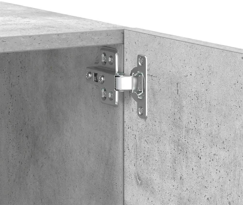 TV staliukas Televizoriaus spintelė, betono pilka, 100x35x40cm, mediena
