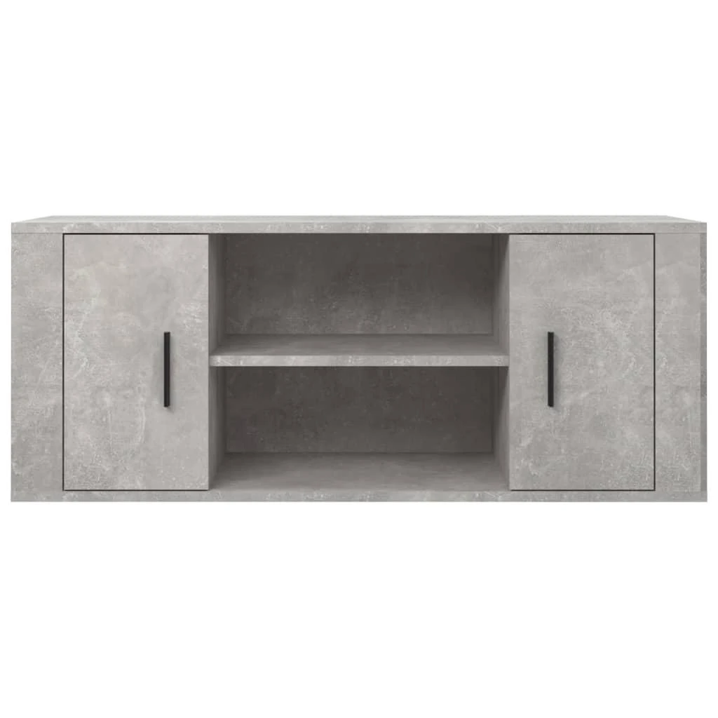TV staliukas Televizoriaus spintelė, betono pilka, 100x35x40cm, mediena