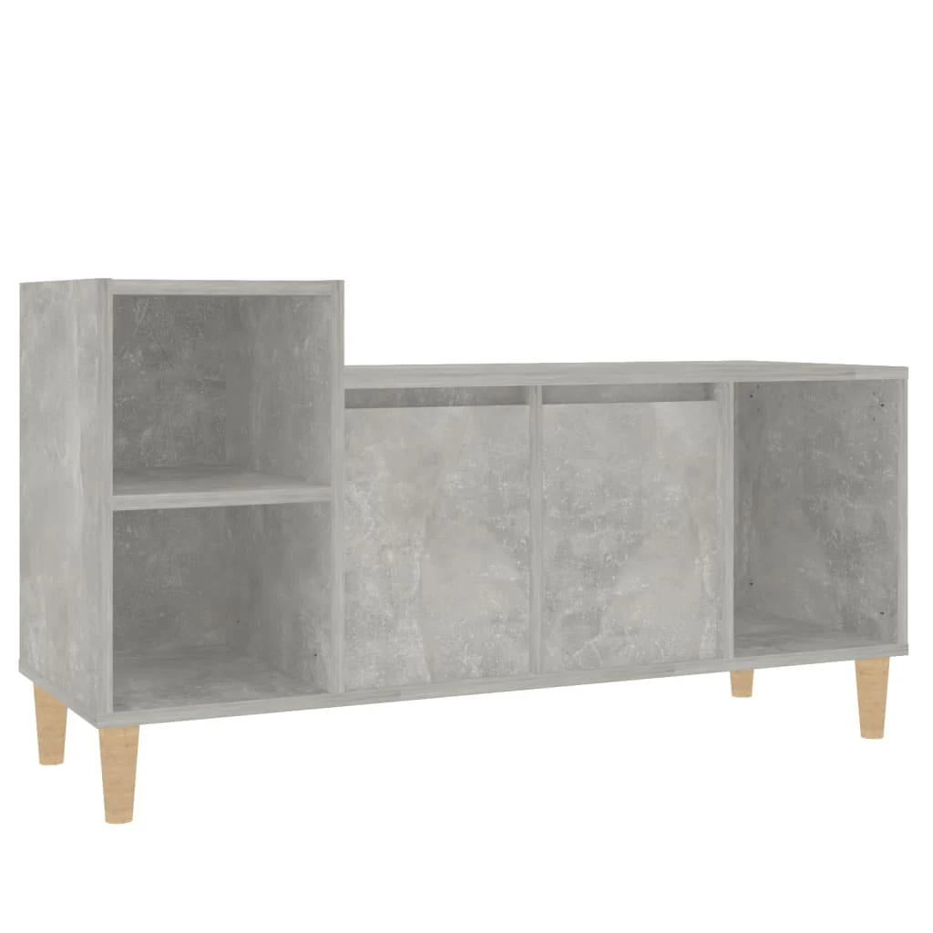 TV staliukas Televizoriaus spintelė, betono pilka, 100x35x55cm, mediena