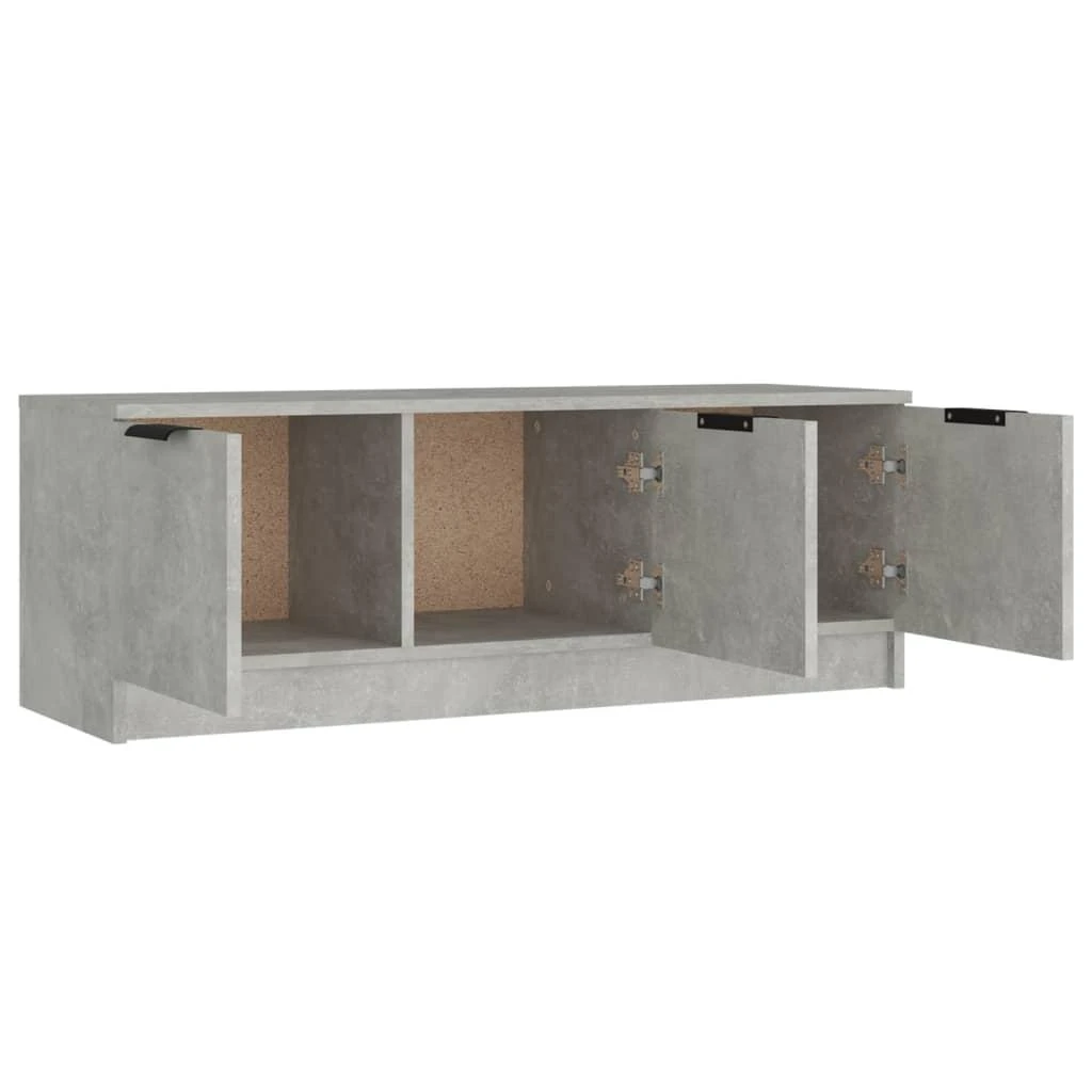 TV staliukas Televizoriaus spintelė, betono pilka, 102x35x36,5cm, mediena
