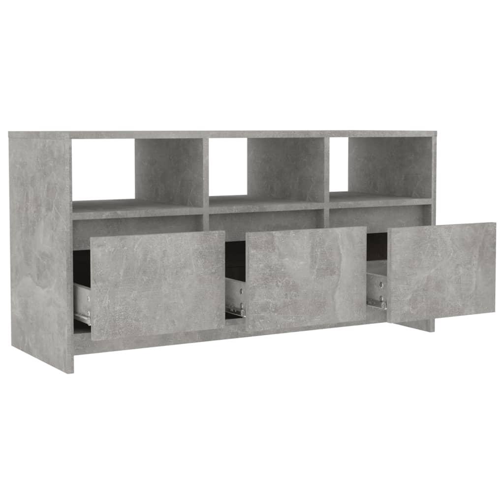 TV staliukas Televizoriaus spintelė, betono, 102x37,5x52,5cm, mediena