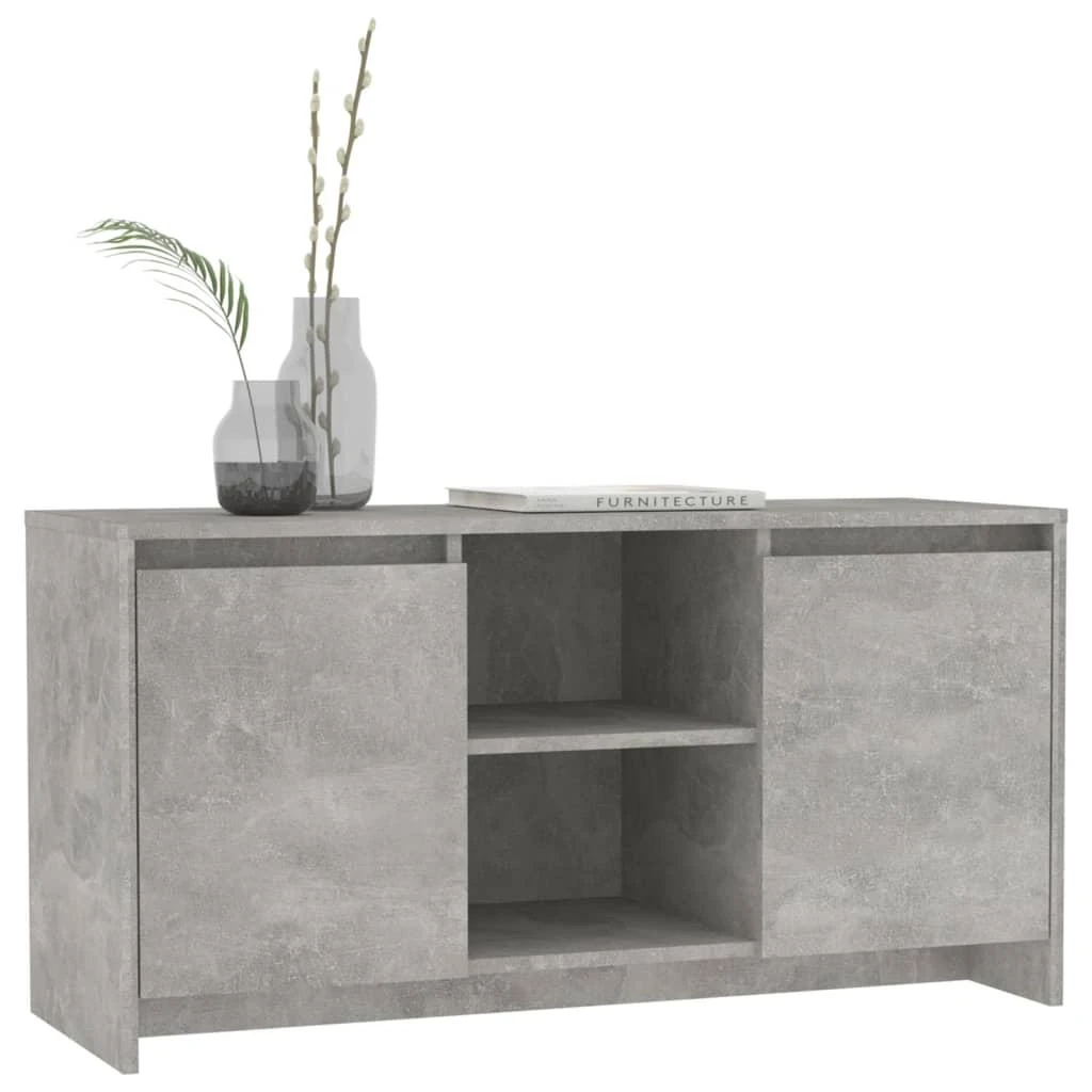 TV staliukas Televizoriaus spintelė, betono, 102x37,5x52,5cm, mediena