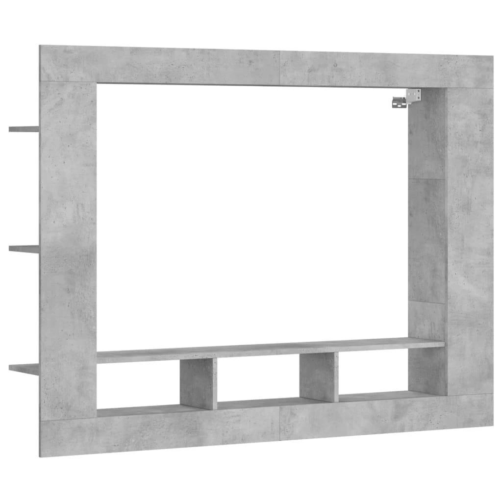 TV staliukas Televizoriaus spintelė, betono pilka, 152x22x113cm, mediena