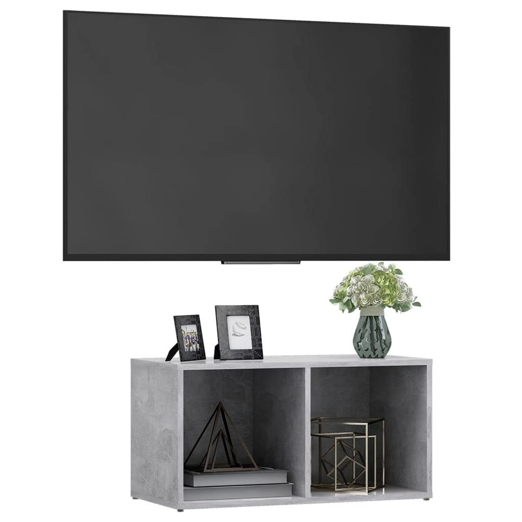 TV staliukas Televizoriaus spintelė, betono pilka, 72x35x36,5cm, MDP