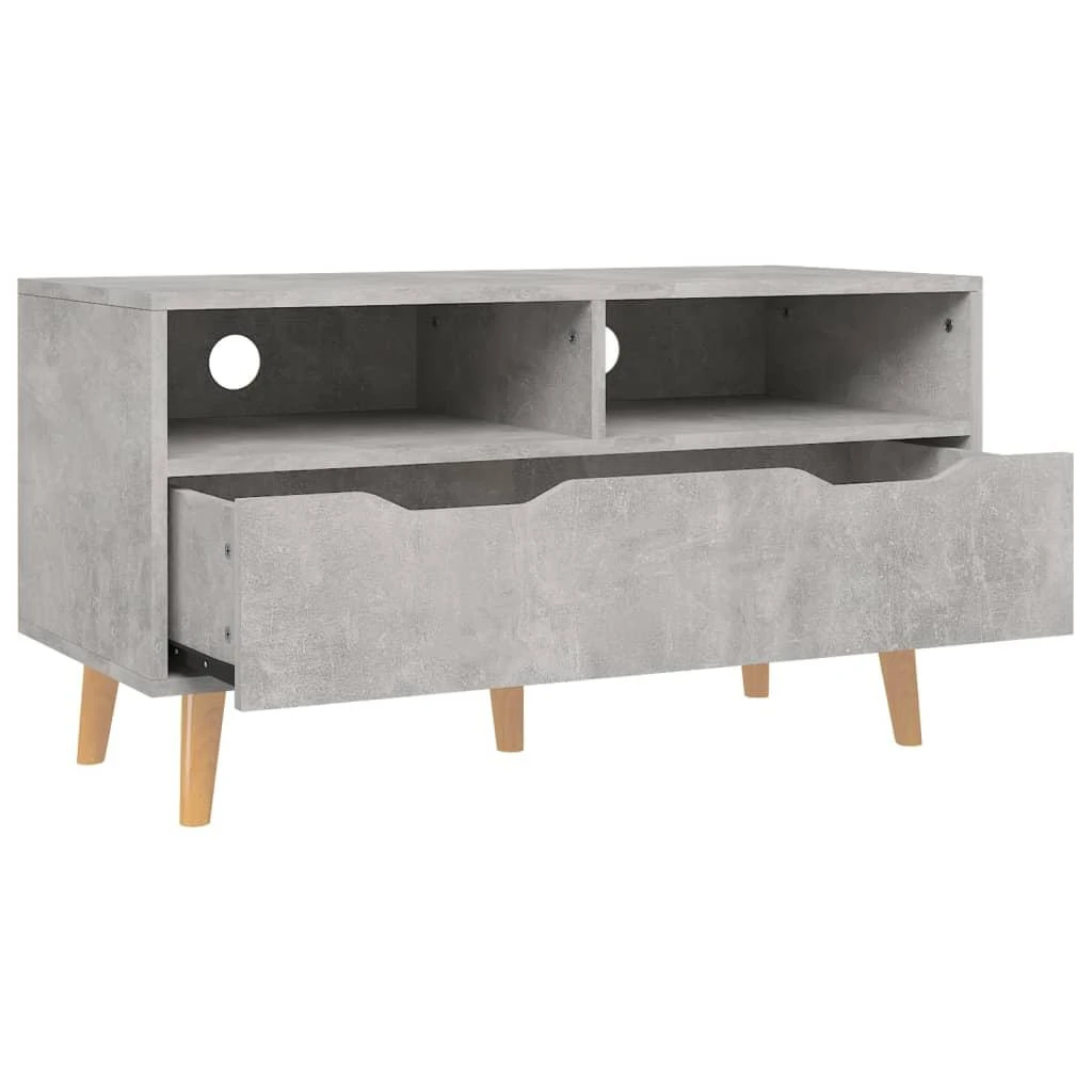 TV staliukas Televizoriaus spintelė, betono, 90x40x48,5cm, apdirbta mediena