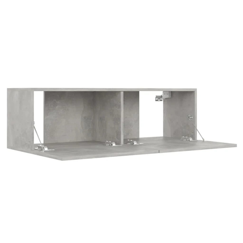 TV staliukas Televizoriaus spintelė, betono, 100x30x30cm, apdirbta mediena
