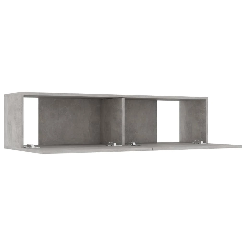 TV staliukas Televizoriaus spintelė, betono, 120x30x30cm, apdirbta mediena