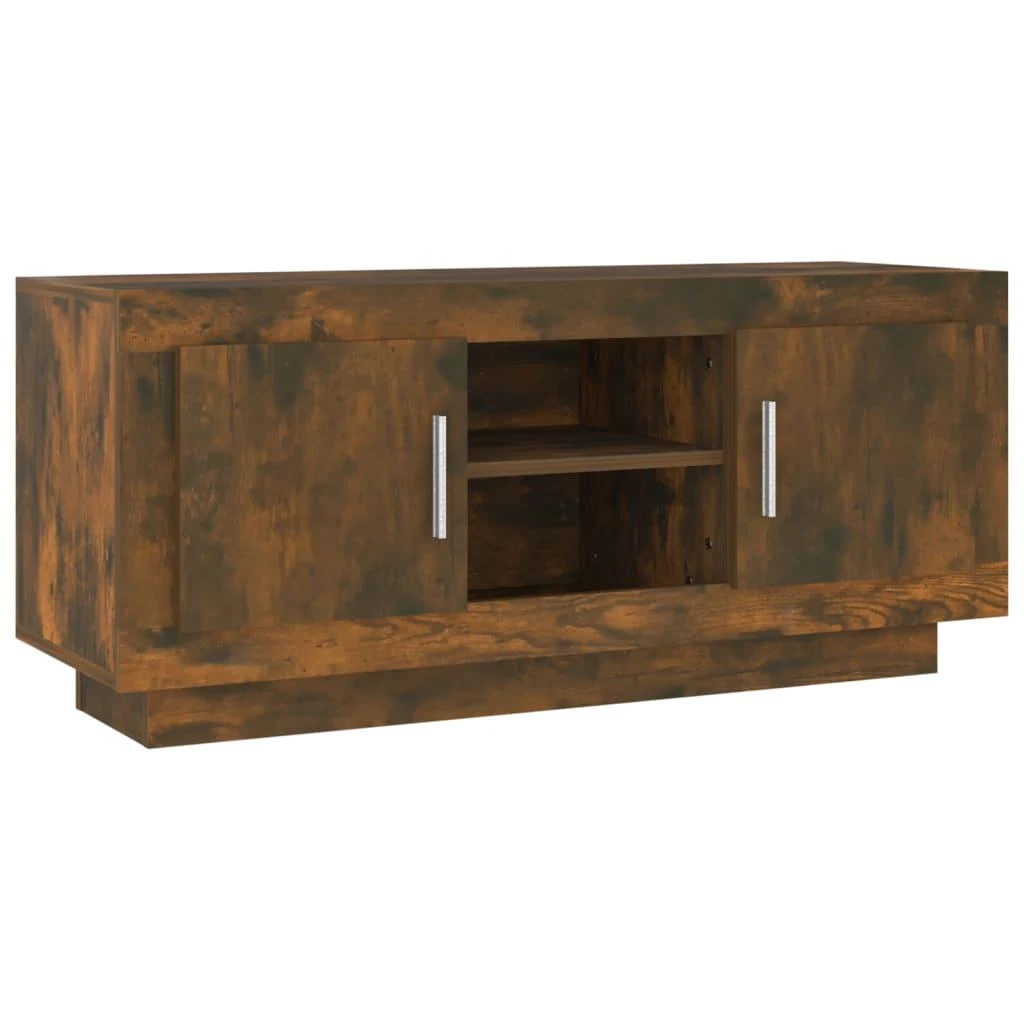 TV staliukas Televizoriaus spintelė, dūminio ąžuolo, 102x35x45cm, mediena