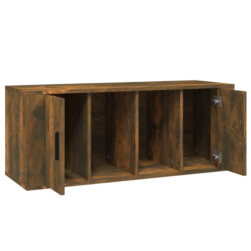TV staliukas Televizoriaus spintelė, dūminio ąžuolo, 100x35x40cm, mediena