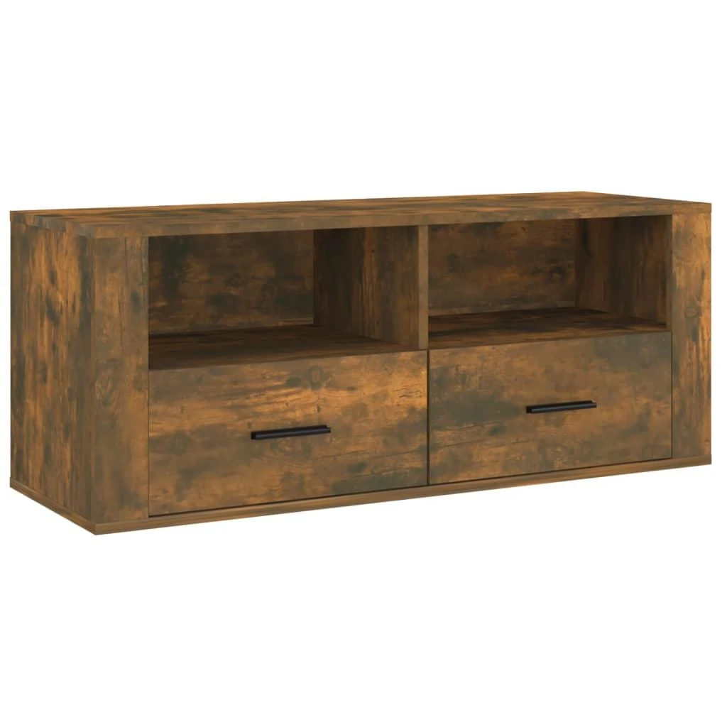 TV staliukas Televizoriaus spintelė, dūminio ąžuolo, 100x35x40cm, mediena