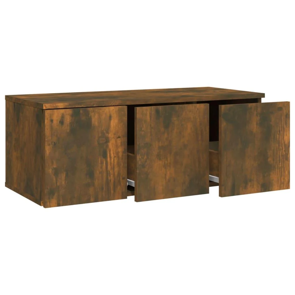 TV staliukas Televizoriaus spintelė, dūminio ąžuolo, 80x34x30cm, mediena