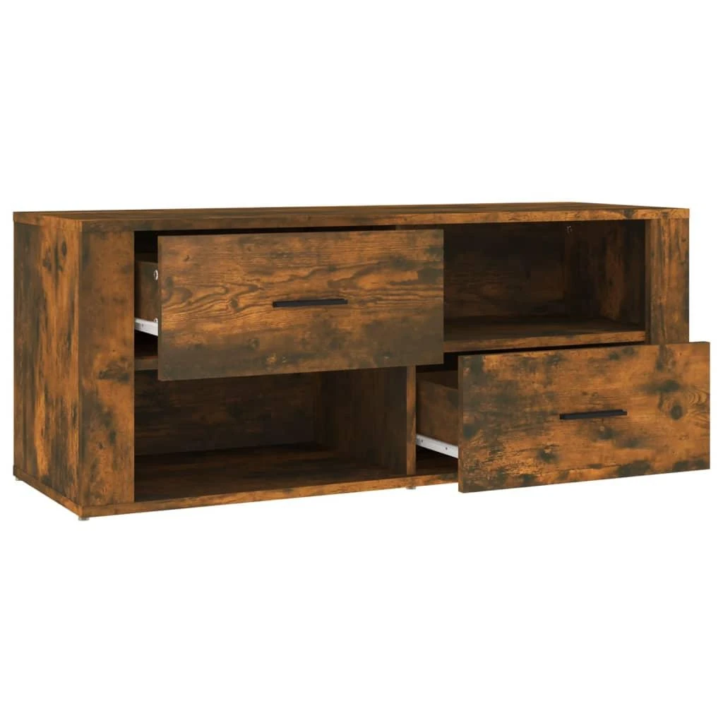 TV staliukas Televizoriaus spintelė, dūminio ąžuolo, 100x35x40cm, mediena