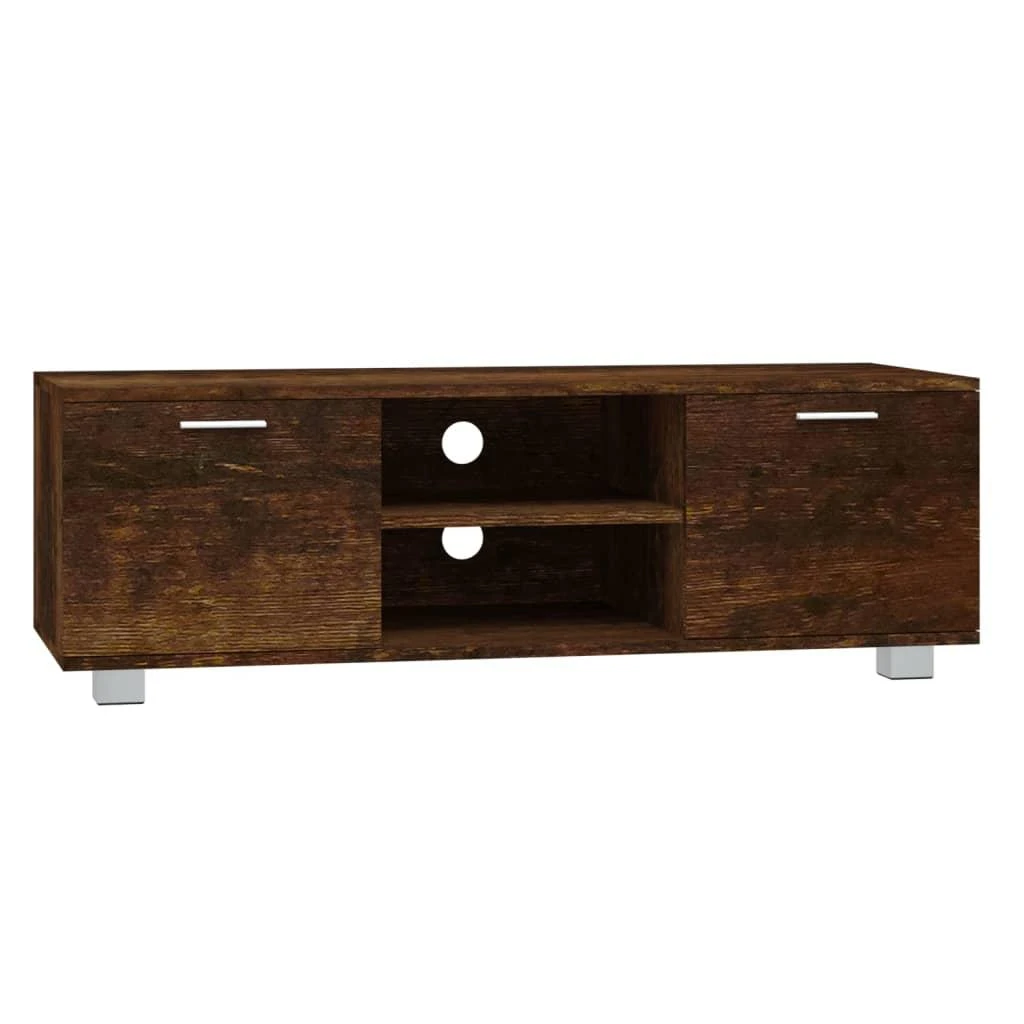 TV staliukas Televizoriaus spintelė, dūminio ąžuolo, 120x40,5x35cm, mediena