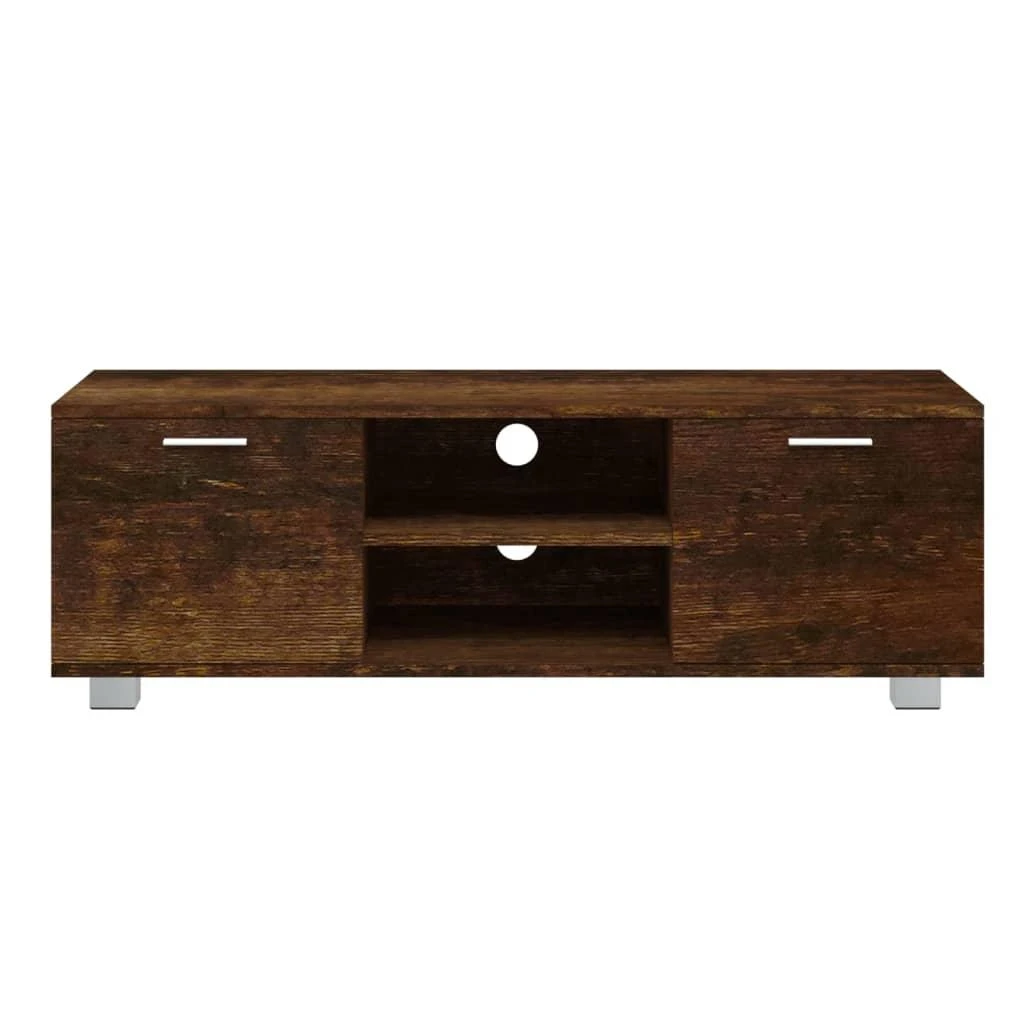 TV staliukas Televizoriaus spintelė, dūminio ąžuolo, 120x40,5x35cm, mediena