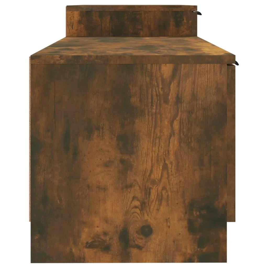 TV staliukas Televizoriaus spintelė, dūminio ąžuolo, 158,5x36x45cm, mediena