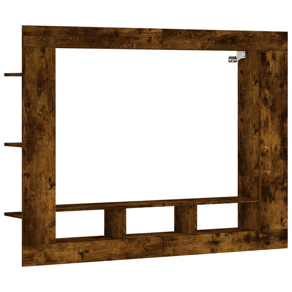 TV staliukas Televizoriaus spintelė, dūminio ąžuolo, 152x22x113cm, mediena