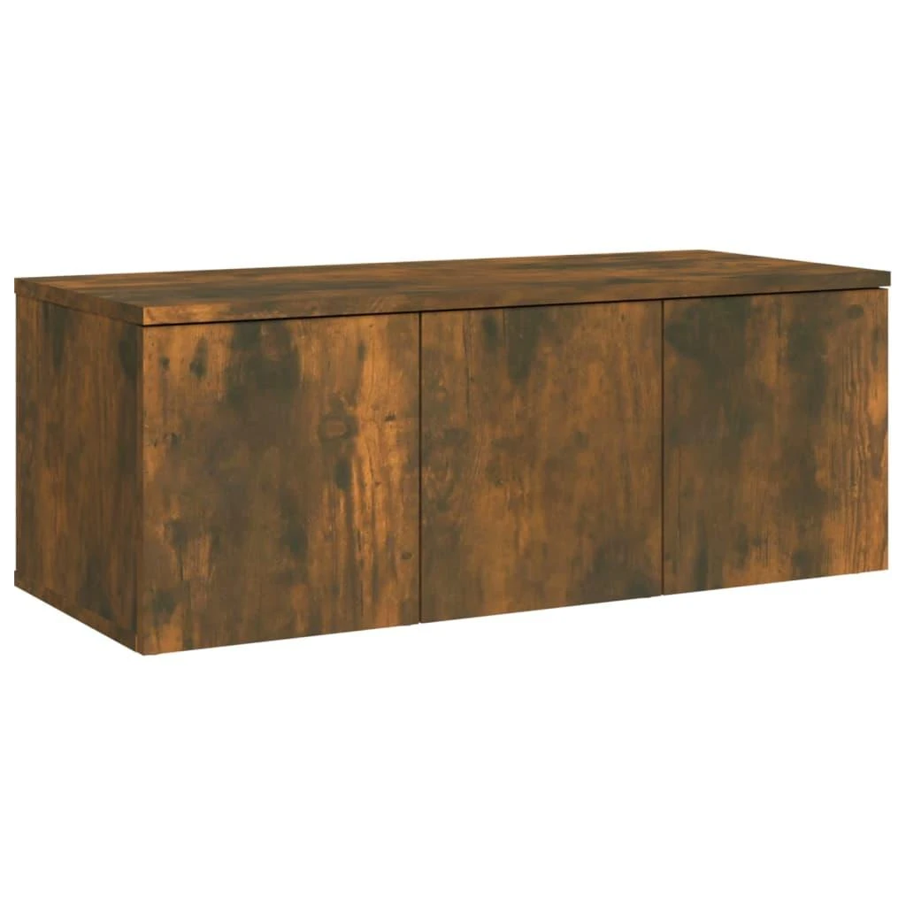 TV staliukas Televizoriaus spintelė, dūminio ąžuolo, 80x34x30cm, mediena