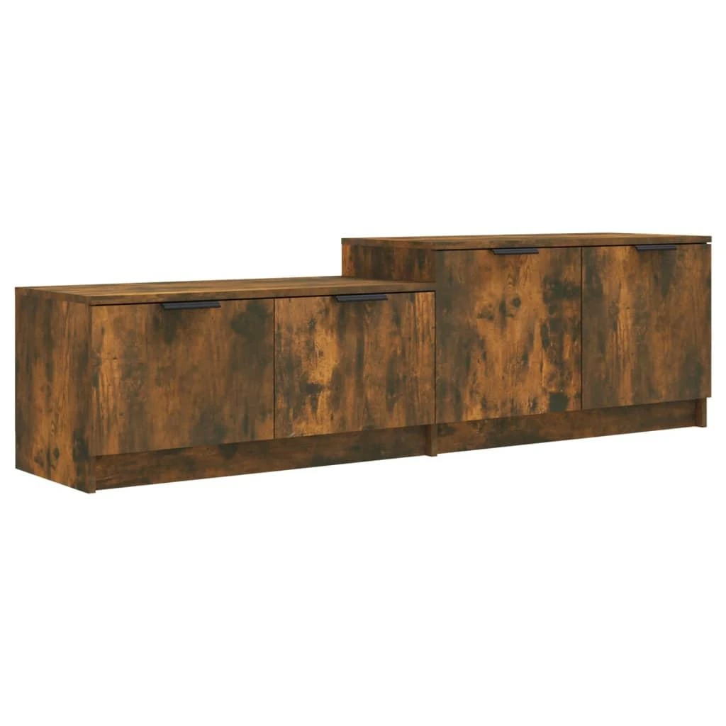 TV staliukas Televizoriaus spintelė, dūminio ąžuolo, 158,5x36x45cm, mediena