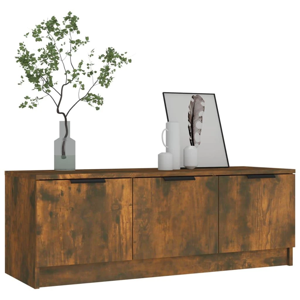 TV staliukas Televizoriaus spintelė, dūminio ąžuolo, 102x35x36,5cm, mediena