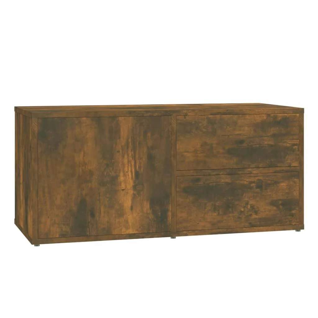 TV staliukas Televizoriaus spintelė, dūminio ąžuolo, 80x34x36cm, mediena