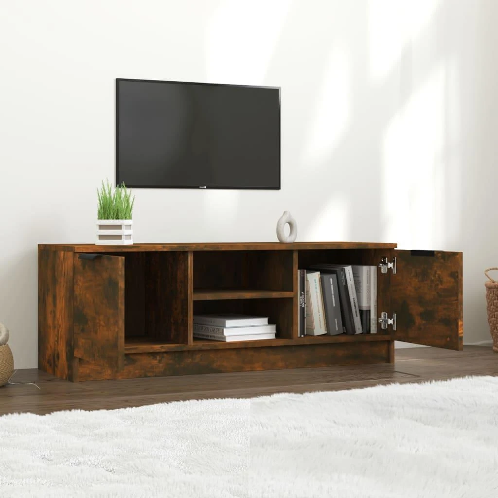 TV staliukas Televizoriaus spintelė, dūminio ąžuolo, 102x35x36,5cm, mediena