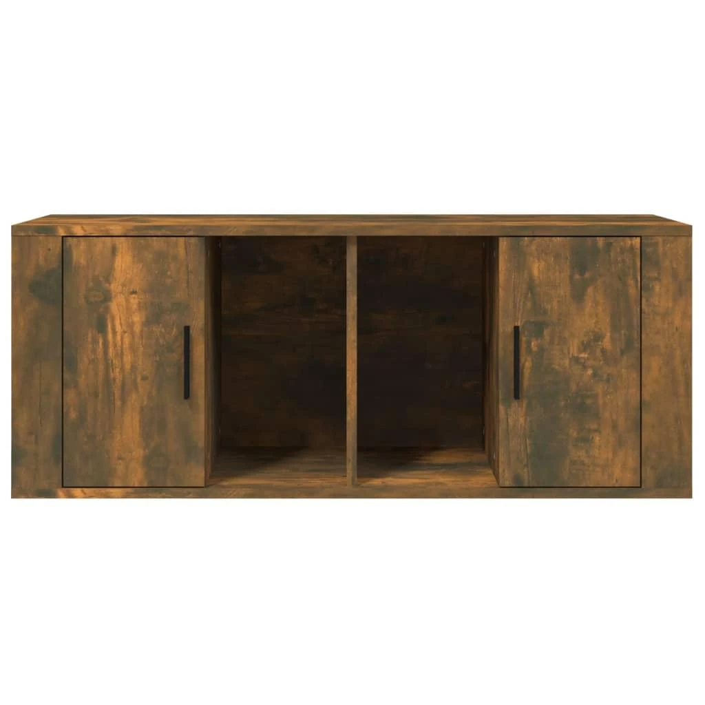 TV staliukas Televizoriaus spintelė, dūminio ąžuolo, 100x35x40cm, mediena