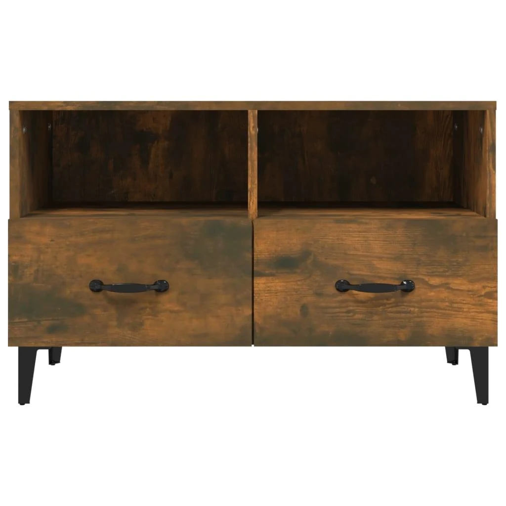TV staliukas Televizoriaus spintelė, dūminio ąžuolo, 80x36x50cm, mediena