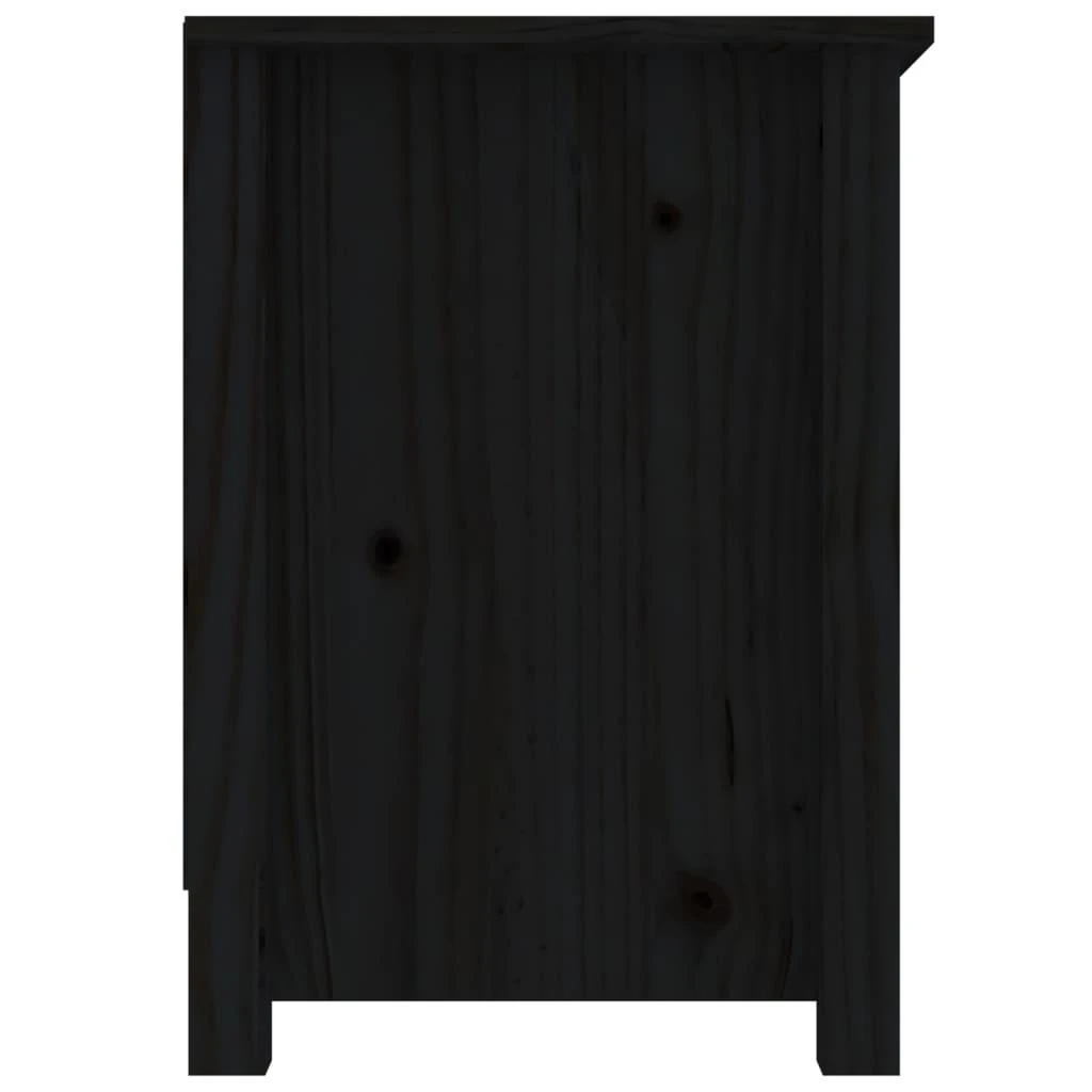 TV staliukas Televizoriaus spintelė, juoda, 103x36,5x52cm, pušies masyvas