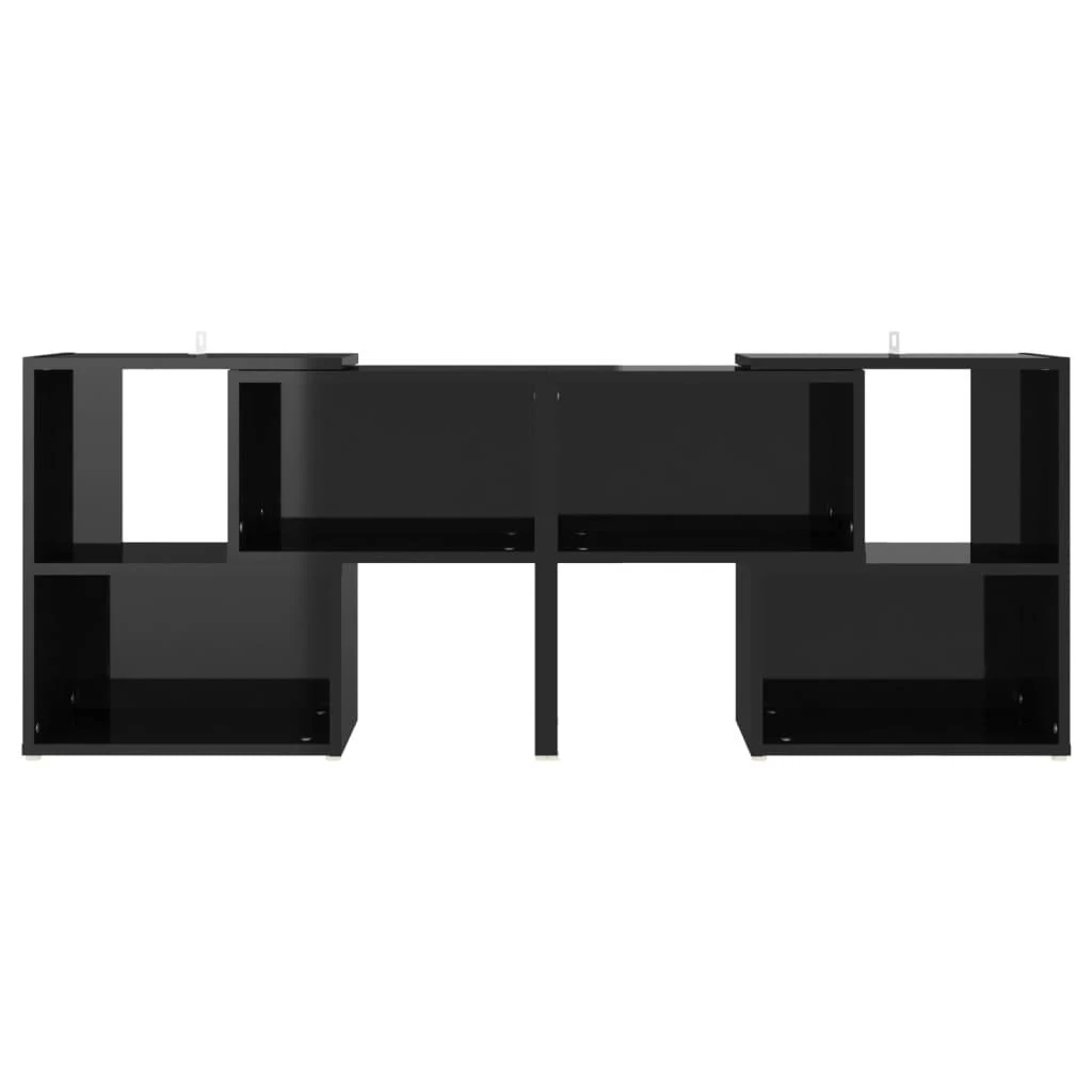 TV staliukas Televizoriaus spintelė, juoda, 104x30x52cm, apdirbta mediena
