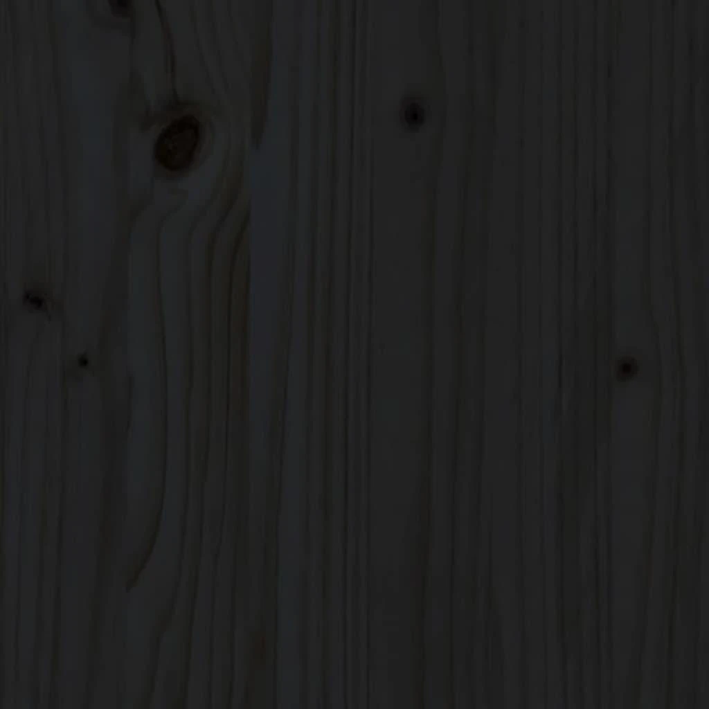 TV staliukas Televizoriaus spintelė, juoda, 114x35x52cm, pušies masyvas