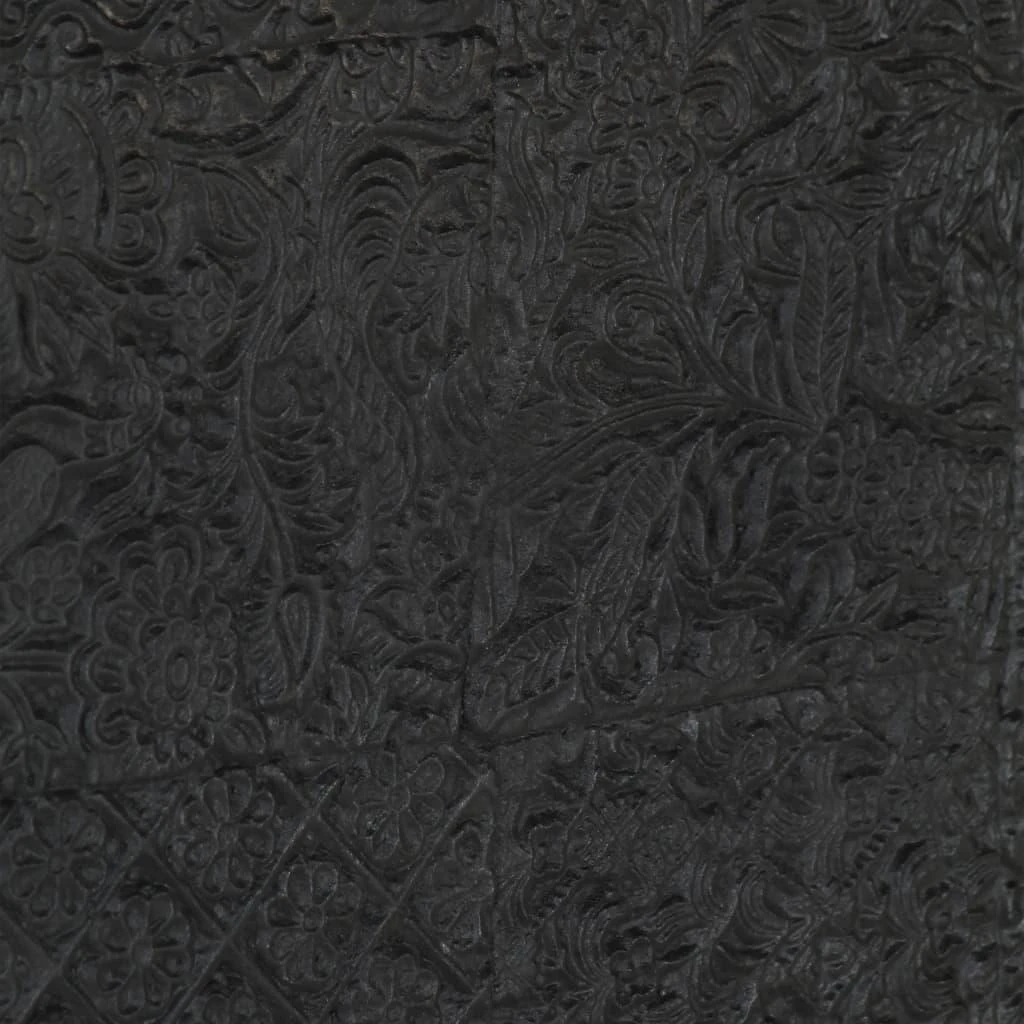 TV staliukas Televizoriaus spintelė, juoda, 115x30x46cm, mango masyvas