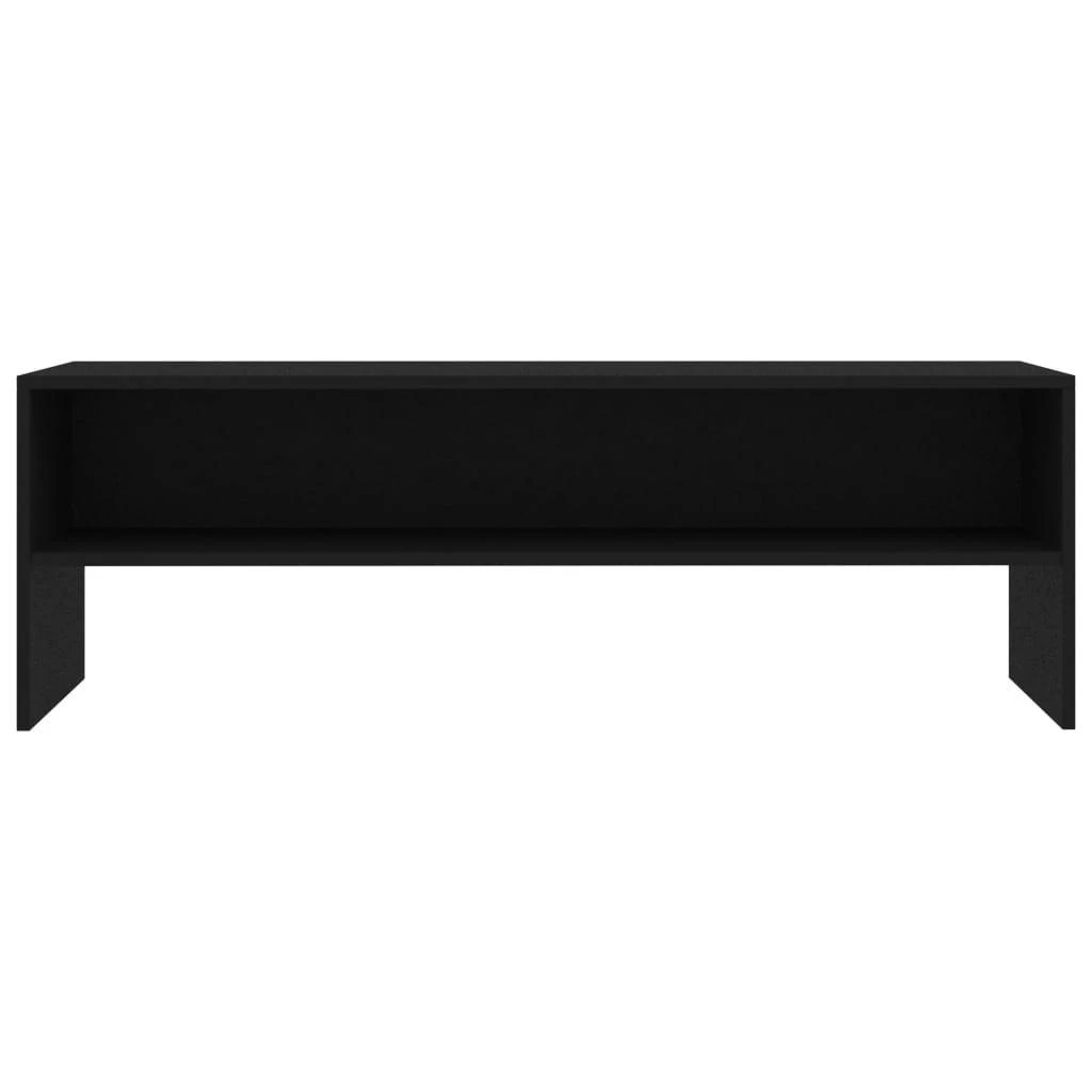 TV staliukas Televizoriaus spintelė, juoda, 120x40x40cm, apdirbta mediena