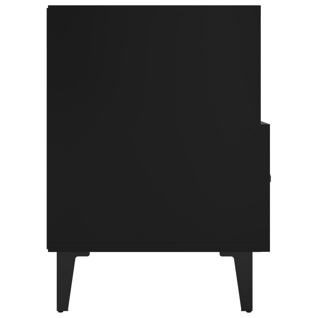 TV staliukas Televizoriaus spintelė, juodos spalvos, 80x36x50cm, mediena