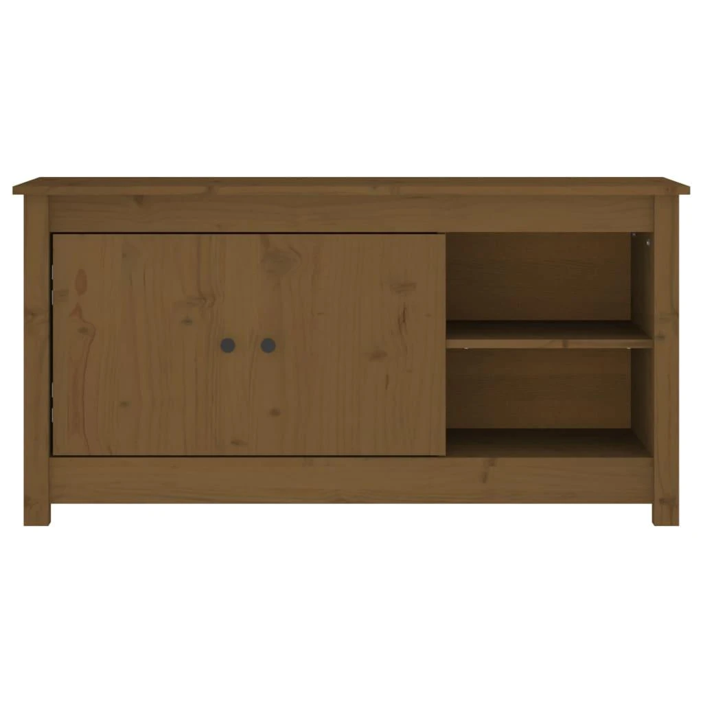 TV staliukas Televizoriaus spintelė, medaus ruda, 103x36,5x52cm, pušis