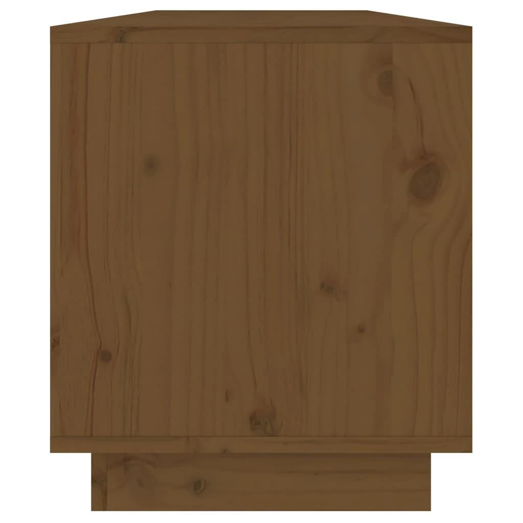 TV staliukas Televizoriaus spintelė, medaus ruda, 110,5x34x40cm, pušis
