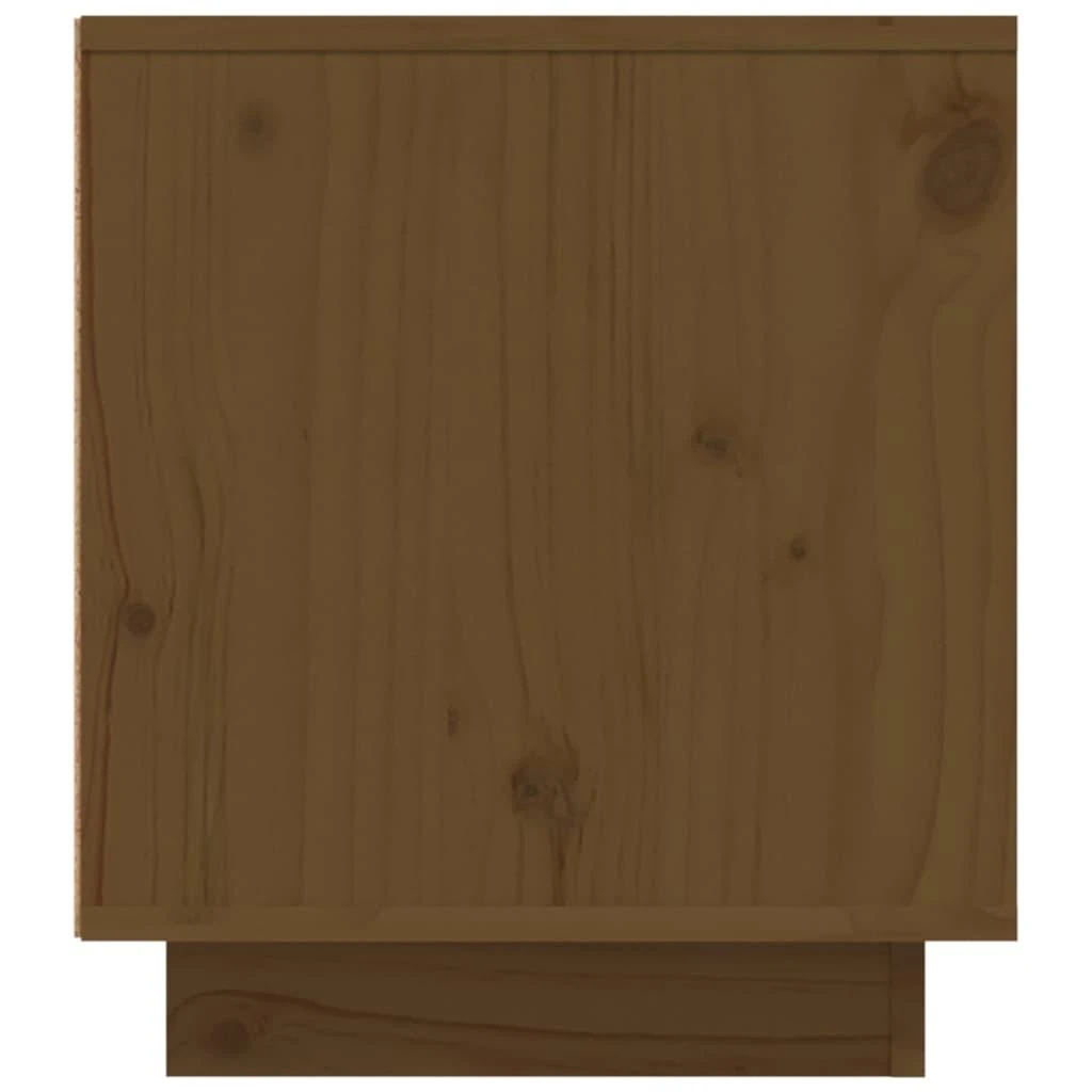 TV staliukas Televizoriaus spintelė, medaus ruda, 110x35x40,5cm, pušis