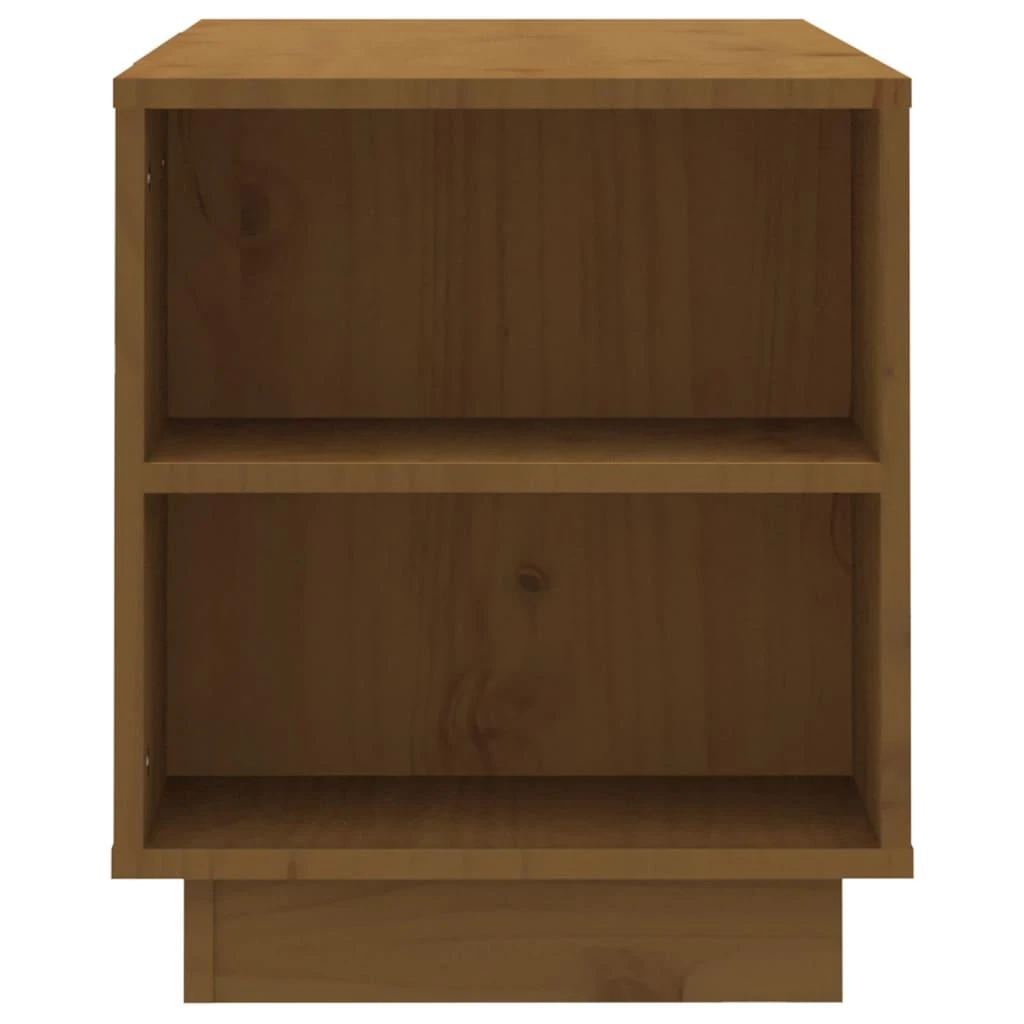 TV staliukas Televizoriaus spintelė, medaus ruda, 110x35x40,5cm, pušis