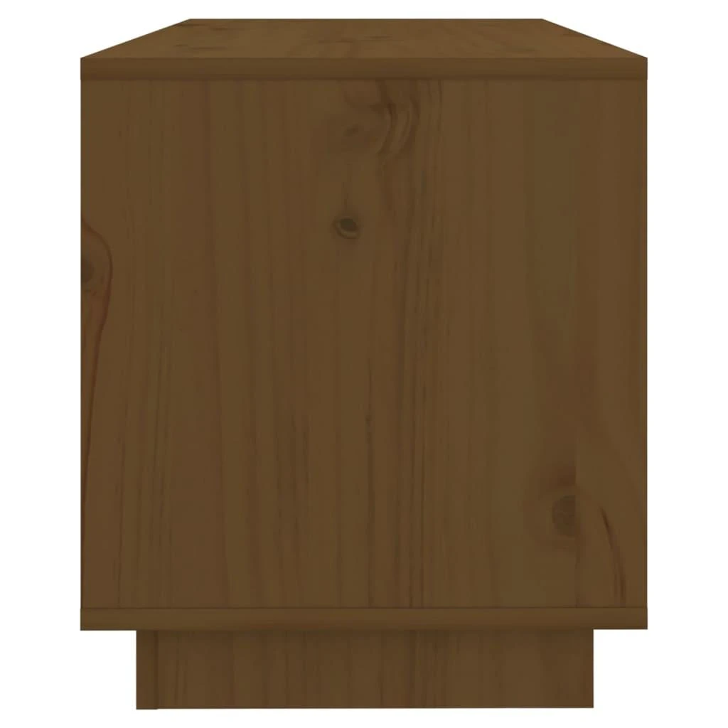 TV staliukas Televizoriaus spintelė, medaus ruda, 74x34x40cm, pušis