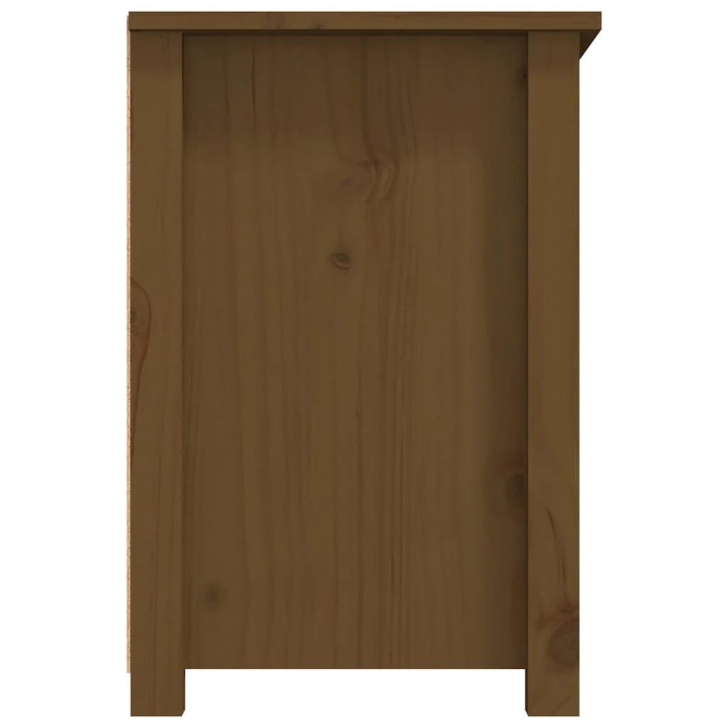 TV staliukas Televizoriaus spintelė, medaus ruda, 79x35x52cm, pušies masyvas