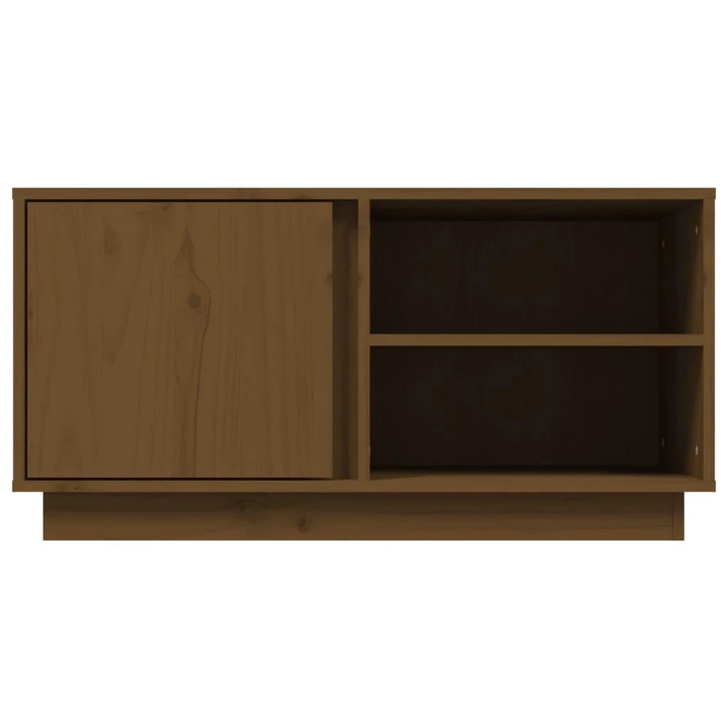 TV staliukas Televizoriaus spintelė, medaus ruda, 80x35x40,5cm, pušis