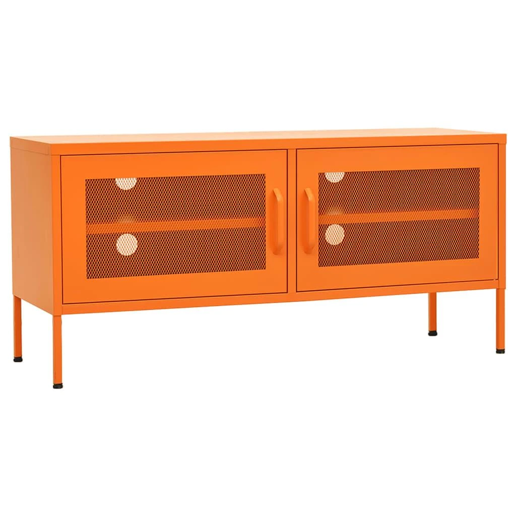 TV staliukas Televizoriaus spintelė, oranžinė, 105x35x50cm, plienas