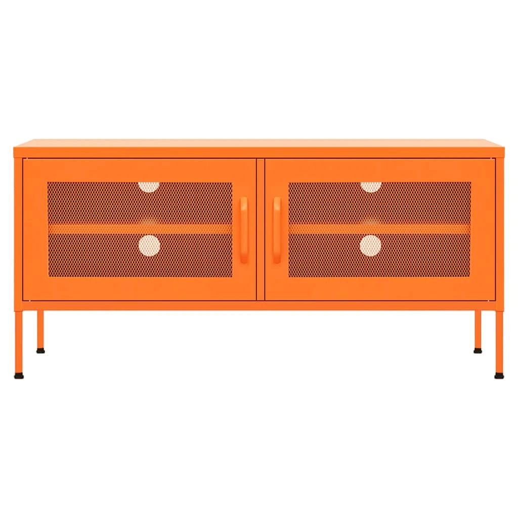 TV staliukas Televizoriaus spintelė, oranžinė, 105x35x50cm, plienas
