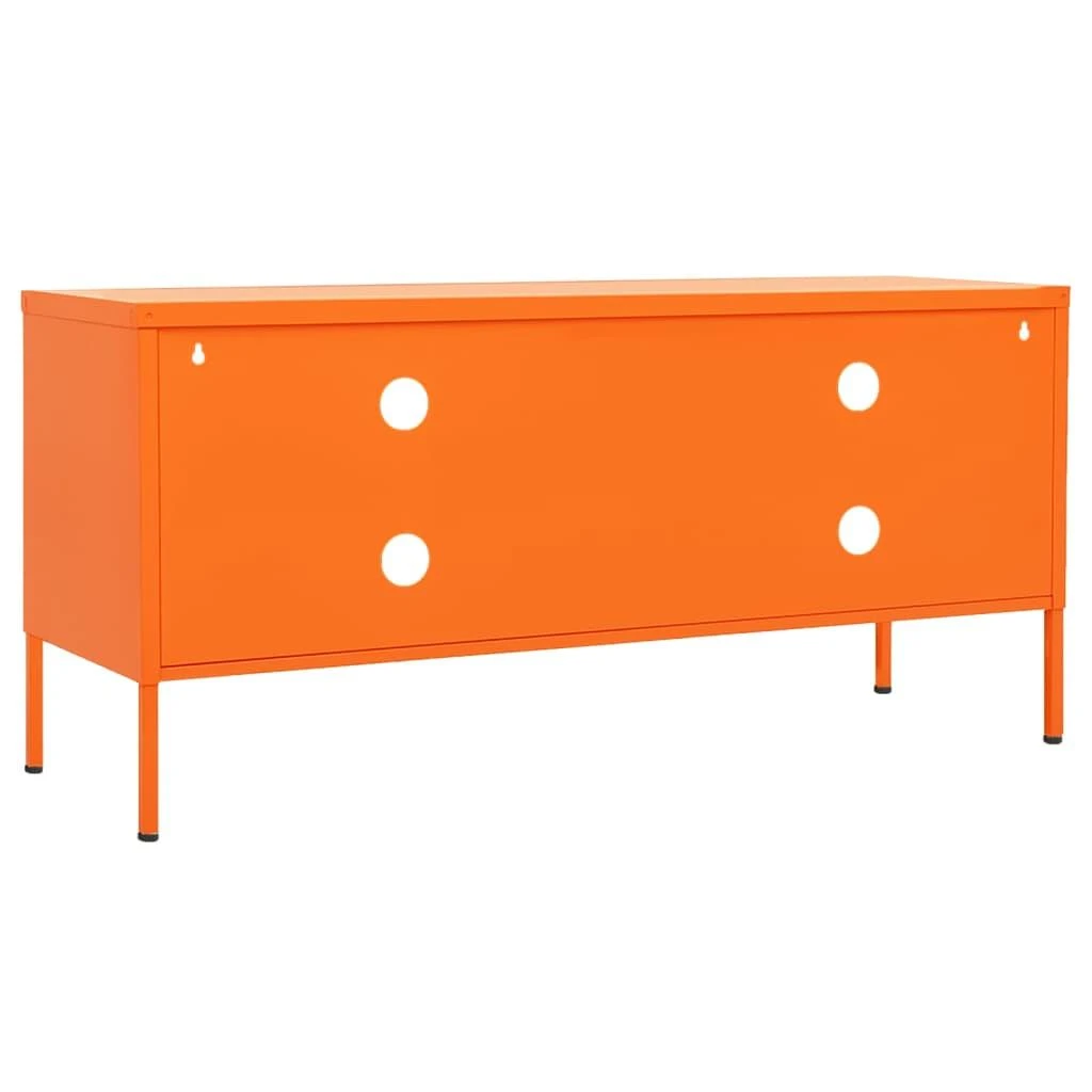 TV staliukas Televizoriaus spintelė, oranžinė, 105x35x50cm, plienas